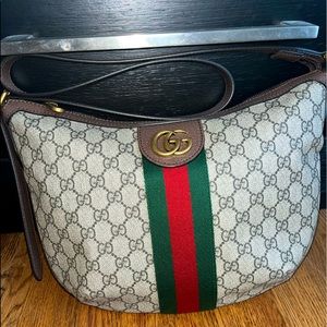 Gucci Ophidia Half Moon Crossbody Bag/Satchel